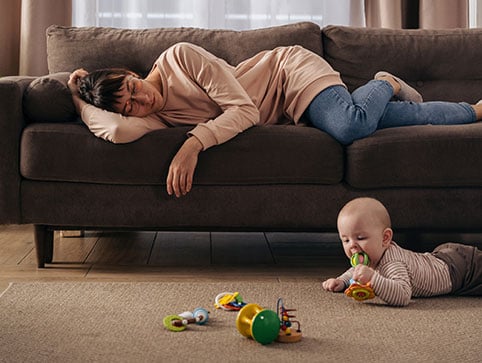 Postpartum depression and emotional distress can affect you and your newborn.